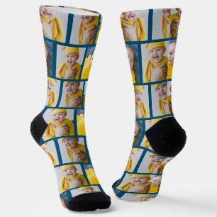 4 Photo Collage Template Make Your Own Fun Socks