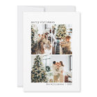 4 Photo Collage Typewriter Minimalist Christmas 