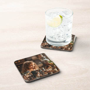 4 photo Image holder Coaster