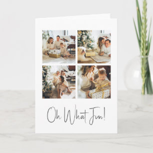 4 Photo oh What Fun Christmas template
