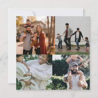  4 Photo Personalised Custom Collage