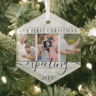 4 Photo Pregnancy New Parents 1st Xmas Expecting