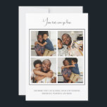 4 Photo template<br><div class="desc">Four photograph flat cards. Personalised with your own 4 photographs and text from Ricaso .. add your own details to these stunning cards that will make an impression - suitable for many uses including Christmas,  Birthdays,  Weddings,  and much much more</div>