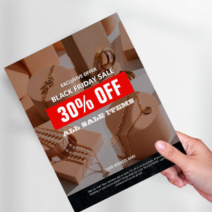 4 Photos Black Friday Sale Product Promo  Flyer