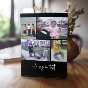 4 Pic Collage - you can change black color Photo Block