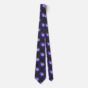 4 Pool Ball Pattern Tie