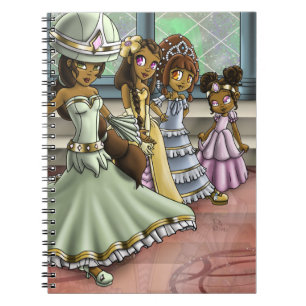 "4 Princesses" Notebook