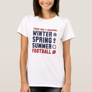 4 Seasons Football T-Shirt