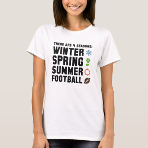 4 Seasons Football T-Shirt
