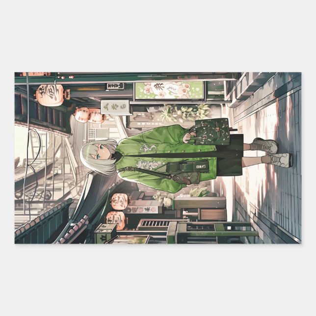 [4 Sheet Set] Green JK Seal | Sushi Musume Generat (Front)