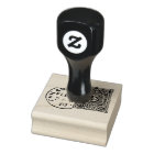 4 sizes rubber stamp Postage stamp and postmark