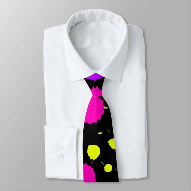 #4 Splattered blotched colours  Tie (Tied)