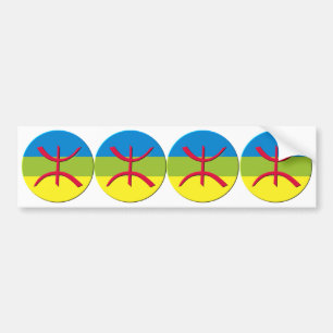 4 stickers carosserie automobile berbere amazigh