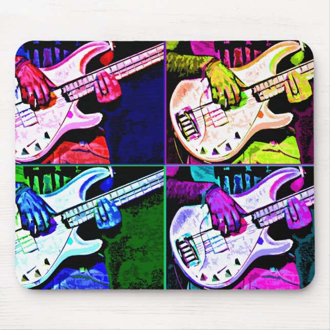 4 String Bass Mouse Pad (Front)