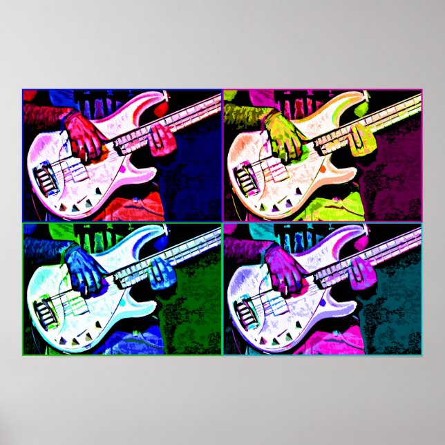 4 String Bass Poster (Front)