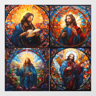 4 Stunning Images of Jesus Window Cling