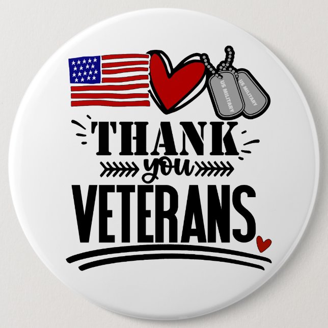 #4 Thank you 6 Cm Round Badge (Front)