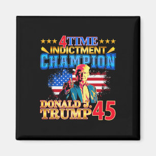 4 Time Indictment Champion Champ Not Guilty 2024  Magnet