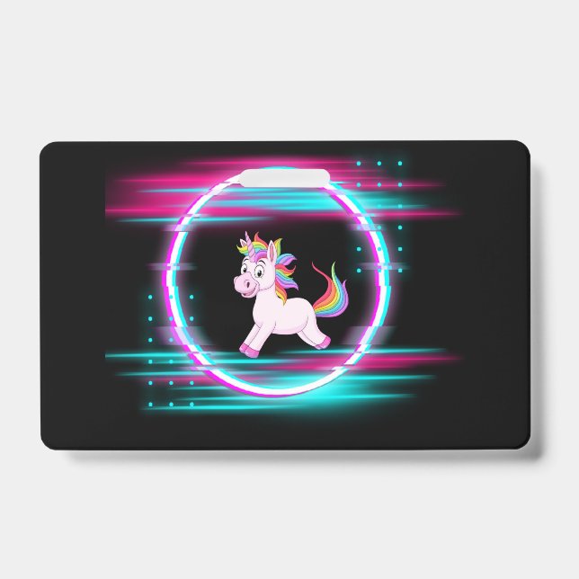 4.Unicorn love   ID Badge (Front)