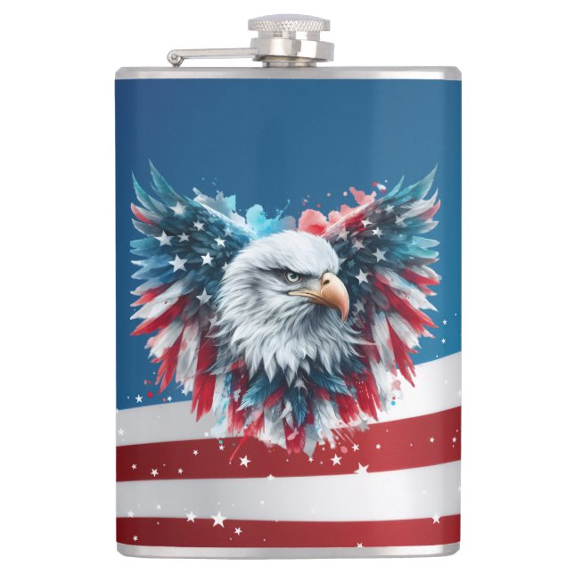 #4 USA.  HIP FLASK (Front)