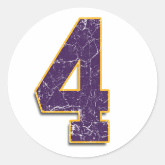 #4 Vikings Brett Favre sticker