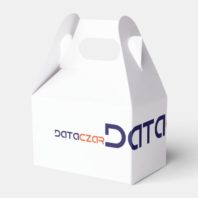 4"w x 2.5"l x 5"h Gable Favour Box (Back Side)