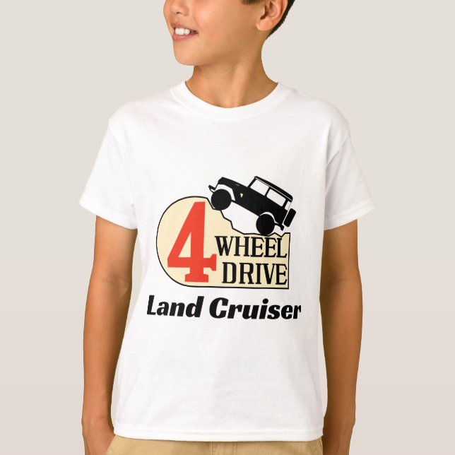 4 Wheel Drive Land Cruiser T-Shirt (Front)