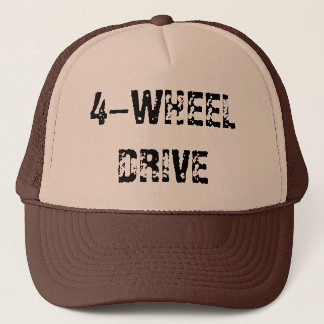 4-WHEEL DRIVE TRUCKER HAT (Front)