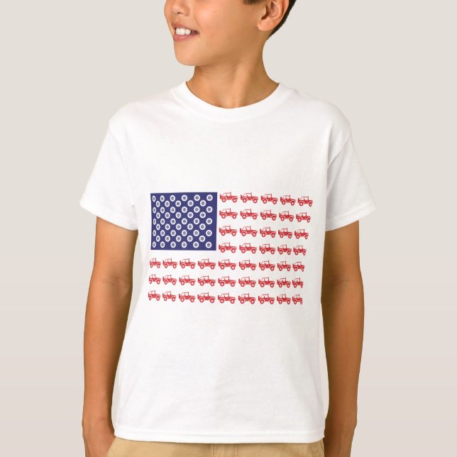 4-Wheel-Flag-Final T-Shirt (Front)