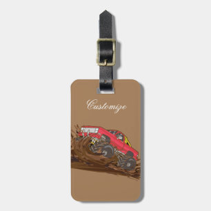 4-wheeler mud truck Thunder_Cove Luggage Tag