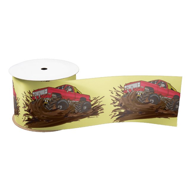 4-wheeler mud truck Thunder_Cove Satin Ribbon (Spool)