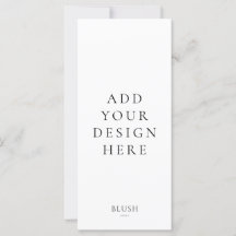 4"x9" Menu Card Printing