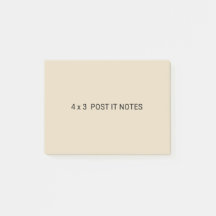 4 x 3 custom post it notes