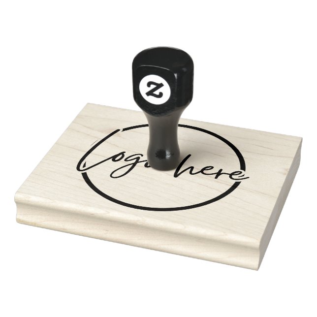 4" x 5" Extra Large Custom Company Logo Rubber Sta Rubber Stamp (Stamp)
