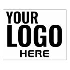4" x 5" Extra Large Custom Company Logo Rubber Sta