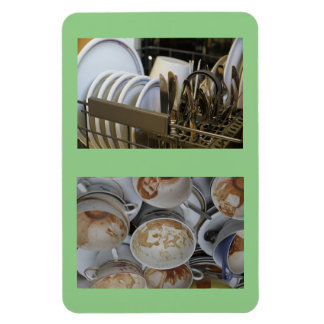 4" x 6" Clean/Dirty Dishes No Text Dishwasher Magn Magnet