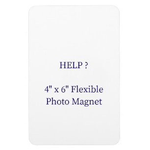 4" x 6" Flexible Photo Magnet