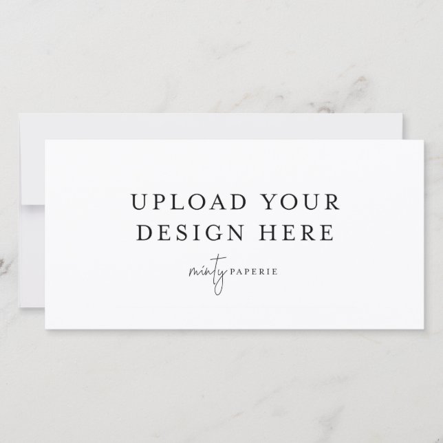 4" x 8" Flat Card - Landscape (Front)