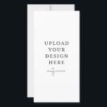 4" x 8" Flat Card - Portrait<br><div class="desc">Customise your design in Templett. After you are done editing,  download your file in a JPG format (don't forget to turn on the bleed option). Upload your design here by clicking on the blue "Personalise" button.</div>