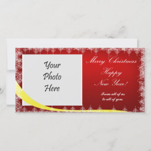 4" x 8" Holiday Photo Card for Christmas