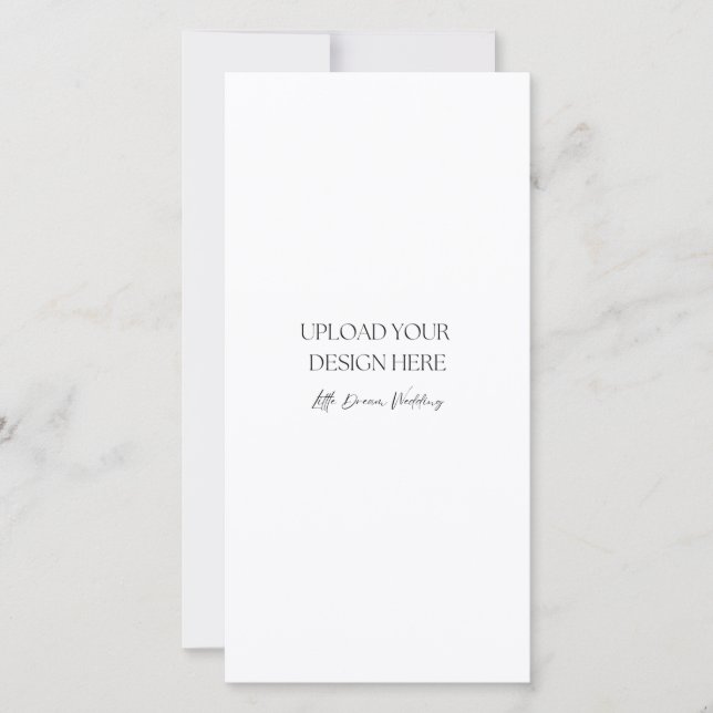 4 x 8 inch Semi-Gloss Double Sided Card (Front)