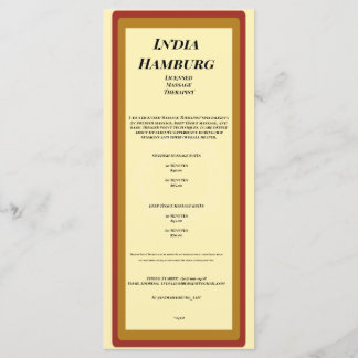 4" x 9" Flat Program Groove Programme