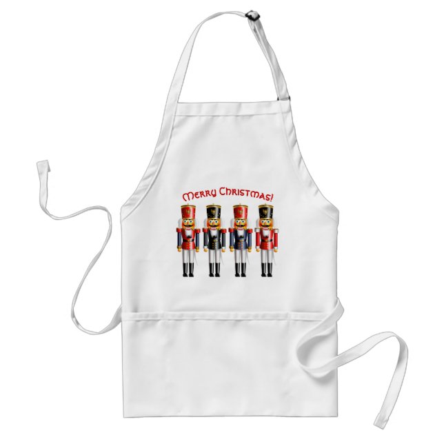4 Xmas Nutcrackers Standard Apron (Front)