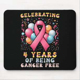 4 Years Of Being Cancer Free Breast Cancer Mouse Pad