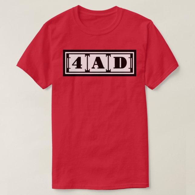 4AD Axis Records T-Shirt (Design Front)
