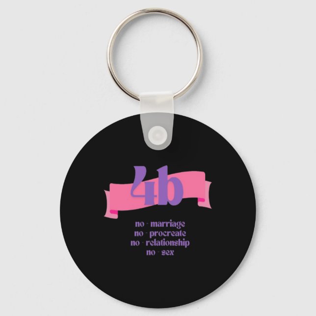 4b Movement Sticker  Key Ring (Front)