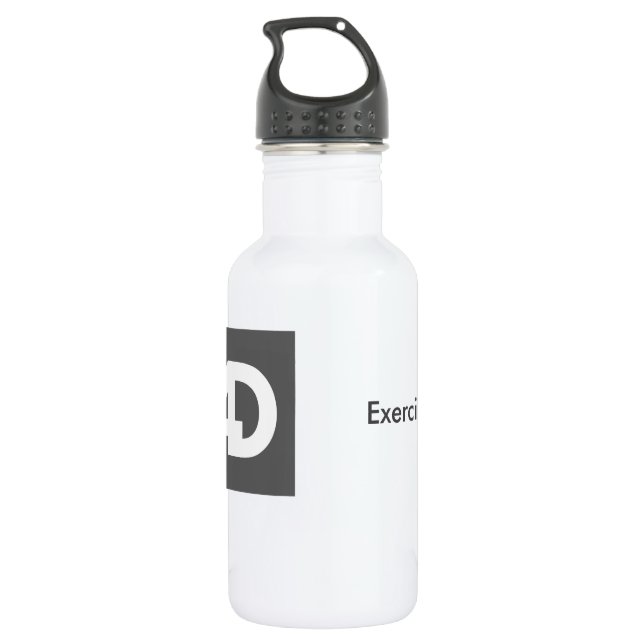 4D Fit Mental Fitness water bottle (Back)