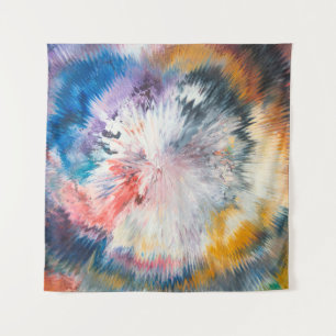 4K oil painting. Colorful creative abstraction. ab Tapestry