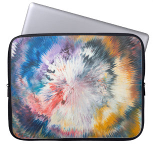 4K oil painting. Colourful creative abstraction. a Laptop Sleeve