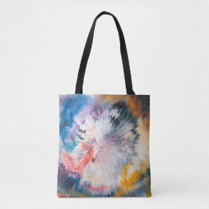 4K oil painting. Colourful creative abstraction. a Tote Bag